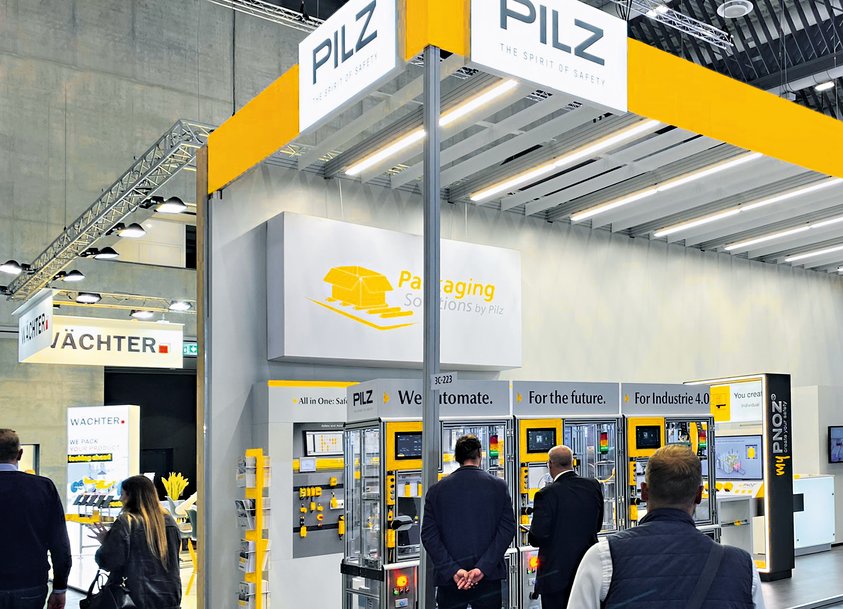 Pilz at interpack 2023, Hall 18/ B02 – Focus on safety & security - Automation for greater packaging safety
